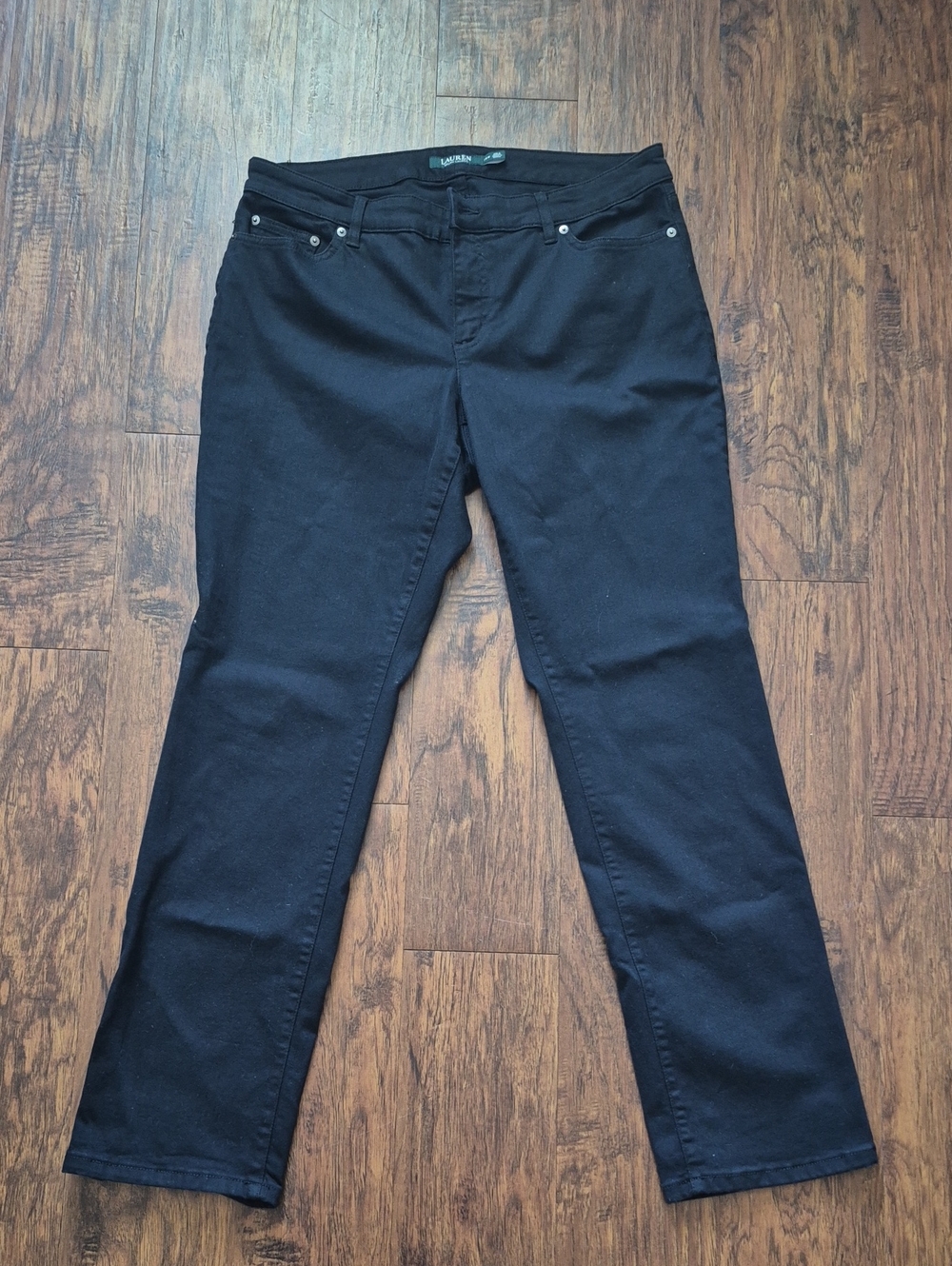 Black Straight-Leg Women’s Pants - Ralph Lauren